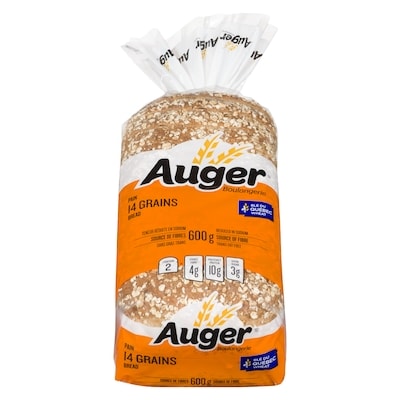 Auger Boulangerie pain 14 grains 600 g, 0,67 $/100g