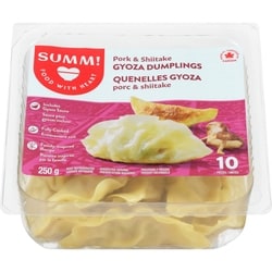Sum-m Quenelles gyoza porc & shiitake 250 g, 2,40 $/100g