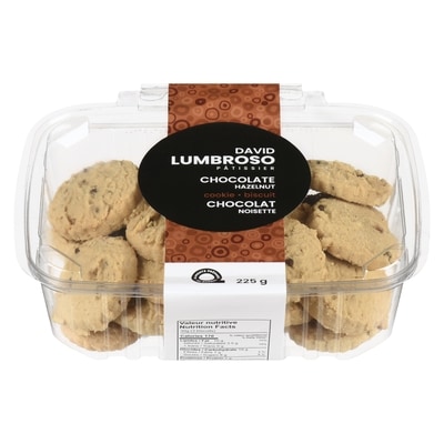 Dave Lumbroso Biscuit chocolat noisette 225 g, 2,66 $/100g