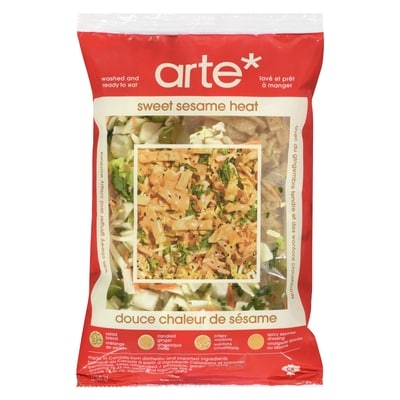 arte* Douce chaleur de sésame avec du gingembre tendre et des wontons croustillants 338 g, 2,07 $/100g