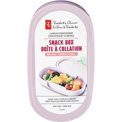 President's Choice Kids' Snack Box Lunch Container - Purple 1 ea, $7.00/1ea