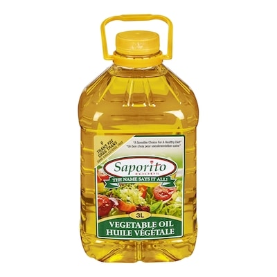 Saporito Vegetable Oil 3 l, $0.40/100ml