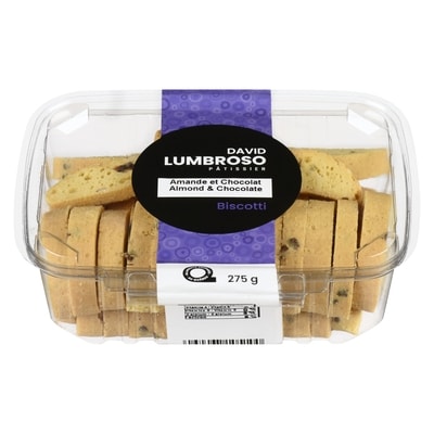 Dave Lumbroso Biscotti amande et chocolat 275 g, 2,54 $/100g