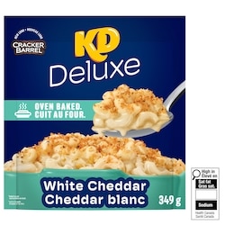 Kraft Macaroni et fromage cuit au four au cheddar blanc 349 g, 1,86 $/100g