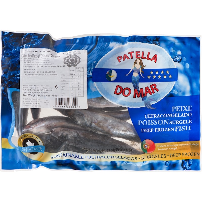 Deep Frozen Fish Blue Jack Mackeral