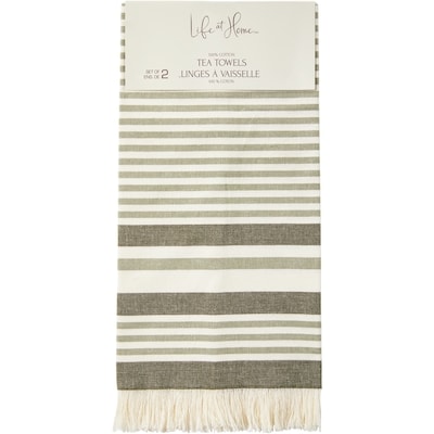 Life at Home Cotton Tea Towels 2 Pack - Hamman 2 ea, $8.34/1ea