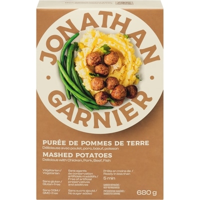 Jonathan Garnier Mashed Potatoes 680 g, $1.18/100g