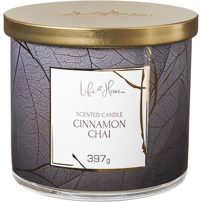Life at Home Cinnamon Chai Scented Candle 1 ea, $12.00/1ea