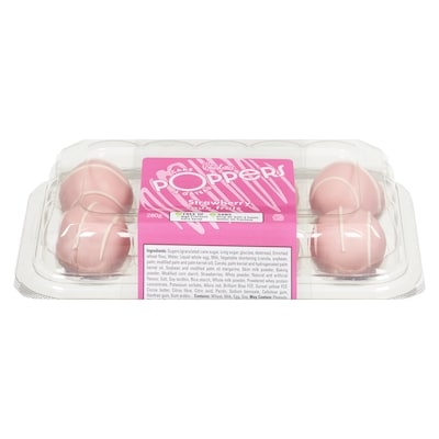 Charlotte's Gâteaux Poppers fraises 280 g, 2,32 $/100g