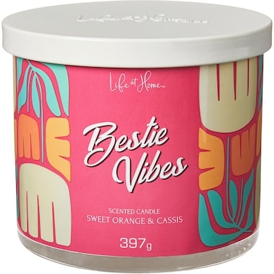 Life at Home Bestie Vibes Scented Candle 1 ea, $12.00/1ea