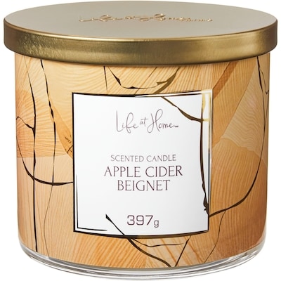 Life at Home Apple Cider Beignet Scented Candle 1 ea, $16.00/1ea
