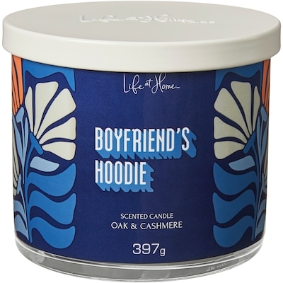 Life at Home Boyfriend's Hoodie Scented Candle 1 ea, $12.00/1ea