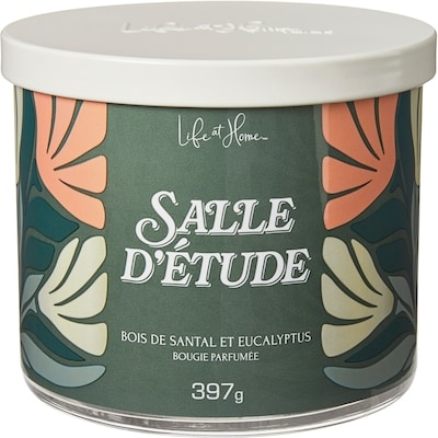 Life at Home Bougie parfumée Salle d’étude 1 ea, 12,00 $/1ch