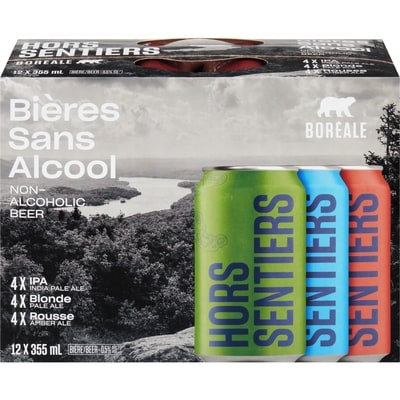 Boréale Hors sentiers bières sans alcool 12x355.0 ml, 0,49 $/100ml