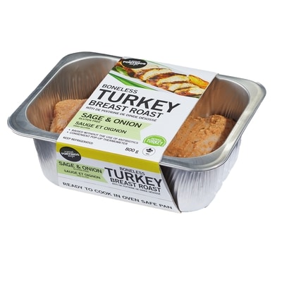 Fortinos Turkey Breast, Onion & Sage 800 g, $2.50/100g