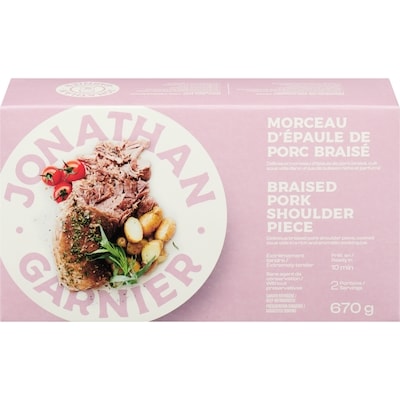 Jonathan Garnier Morceau d'épaule de porc braisé 670 g, 2,24 $/100g