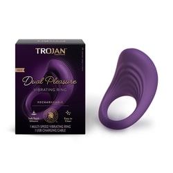 trojan vibrations ring reviews Trojan Dual Pleasure Vibrating Ring - 1 ea