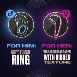 Trojan Dual Pleasure Vibrating Ring - 1 ea | Loblaws