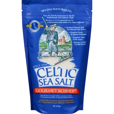 CELTIC SEA SALT Celtic Sea Salt Delicate Salt Crystals For Diverse Applications Gourmet Kosher 454 g, $2.64/100g