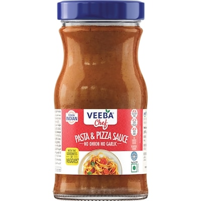 Veeba Pasta & Pizza Sauce, No Onion No Garlic 400 g, $1.37/100g