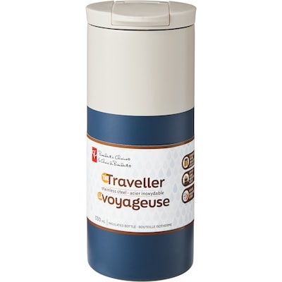 President's Choice The Traveller Insulated Bottle - Navy 1 ea, $15.00/1ea