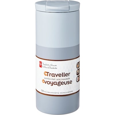 President's Choice The Traveller Insulated Bottle - Blue 1 ea, $15.00/1ea
