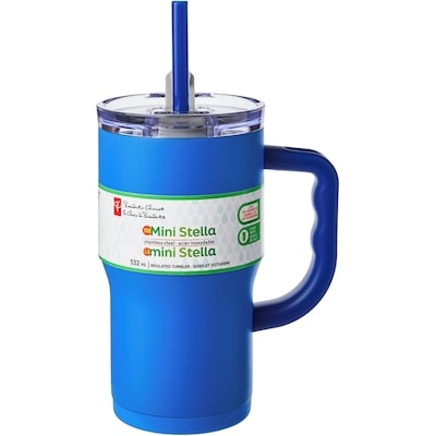 President's Choice The Mini Stella Insulated Travel Tumbler - Blue 1 ea, $16.00/1ea