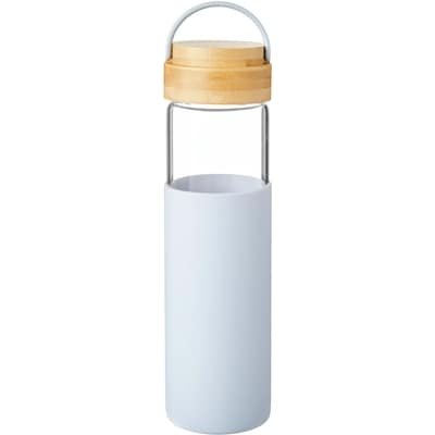 Bouteille en verre L’élégante – bleu