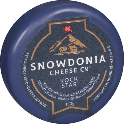18 Month Vintage Cave-Aged Cheddar Cheese Rock Star 32% M.F.
