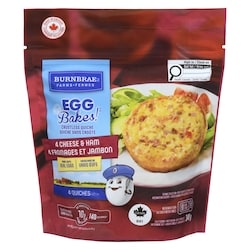Quiche 4 cheese & Ham, 4-Pack