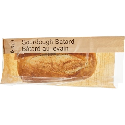 null Pain bâtard au levain 575 g, 0,70 $/100g