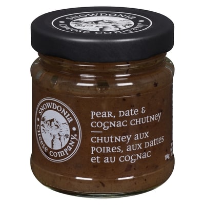 Snowdonia Pear, Date & Cognac Chutney 114 g, $6.57/100g