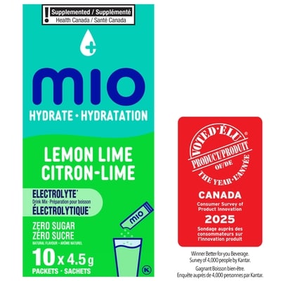 MiO Hydrate Lemon Lime Electrolyte Drink Mix 45 g, $10.64/100g