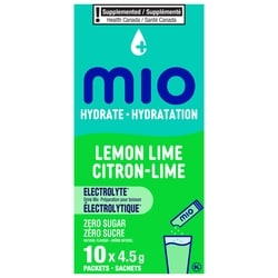 MiO Hydrate Lemon Lime Electrolyte Drink Mix 45 g, $8.87/100g