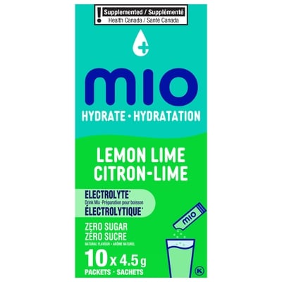MiO Hydrate Lemon Lime Electrolyte Drink Mix 45 g, $10.64/100g