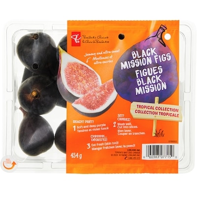 President's Choice Tropical Collection Black Mission Figs 1 ea, $6.99/1ea