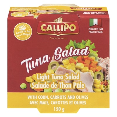 Callipo Light Tuna Salad Yellowfin Tuna 150 g, $3.33/100g