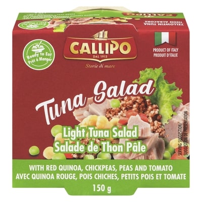 Callipo Light Tuna Salad Yellowfin Tuna 150 g, $3.33/100g