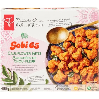 President's Choice Gobi 65 Cauliflower Bites 400 g, $2.00/100g