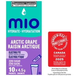 MiO Hydrate Arctic Grape Electrolyte Drink Mix 45 g, $10.64/100g