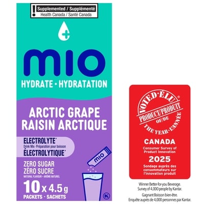 MiO Hydrate Arctic Grape Electrolyte Drink Mix 45 g, $10.64/100g
