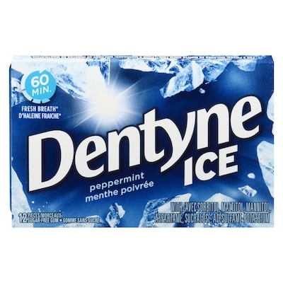 Dentyne Ice Sugar-Free Gum Peppermint 12 ea, $0.17/1ea