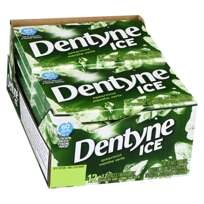 Ice Sugar-Free Gum Spearmint, Case