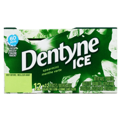 Ice Sugar-Free Gum Spearmint, Case