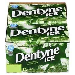 Dentyne Ice gomme sans sucre menthe verte, cas 12x12.0 ea, 0,10 $/1ch