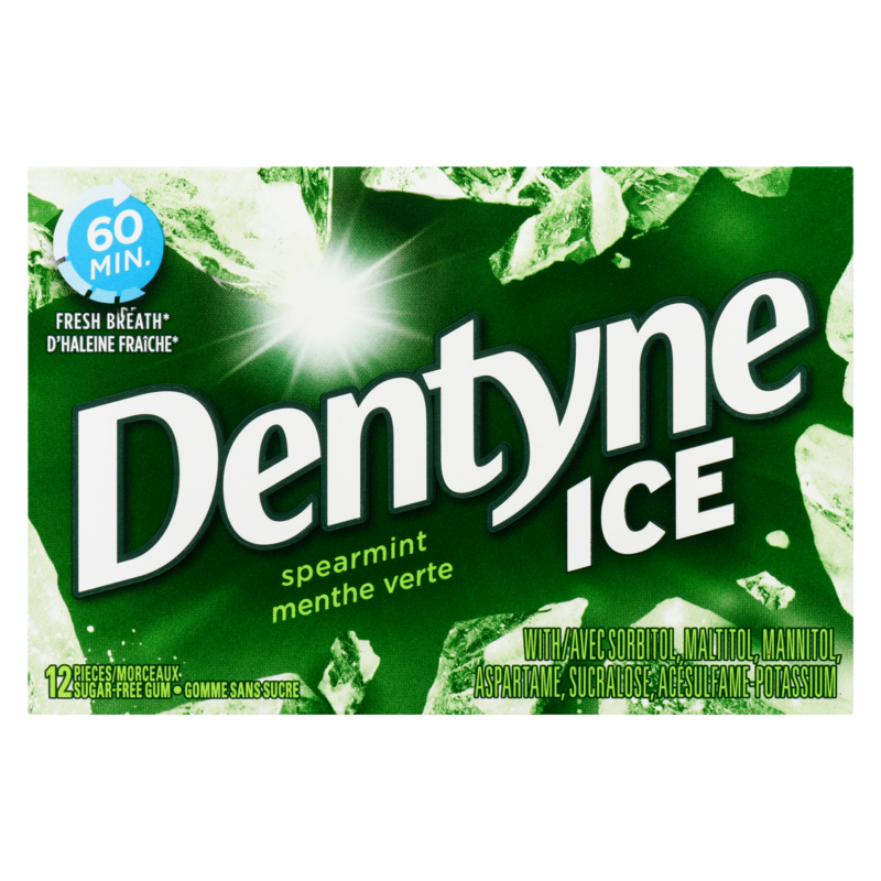 Ice Sugar-Free Gum Spearmint