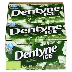Dentyne Ice gomme sans sucre menthe verte 12 ea, 0,10 $/1ch