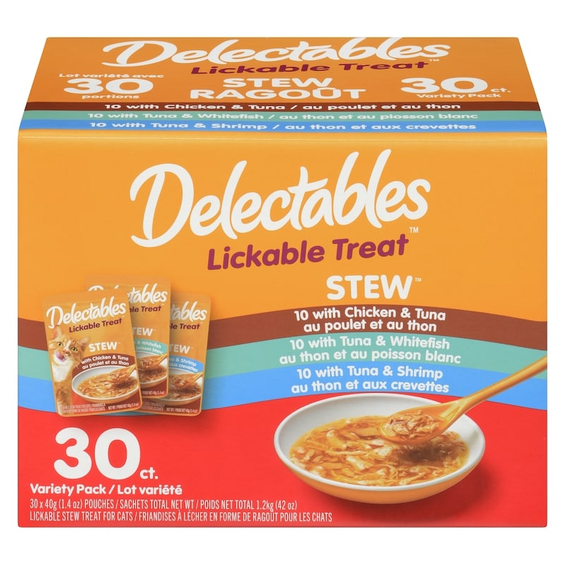 Stew Lickable Stew Treat For Cats Variety Pack