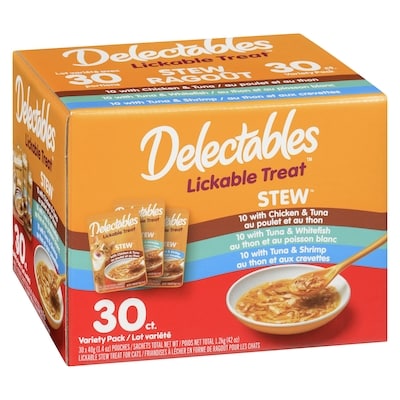 Stew Lickable Stew Treat For Cats Variety Pack