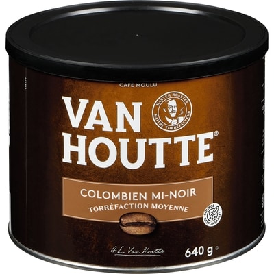 Van Houtte Café moulu colombien mi-noir torréfaction moyenne 640 g, 4,69 $/100g